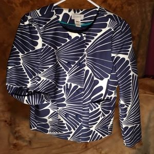 WHITE AND BLUE JACKET BY J. CREW